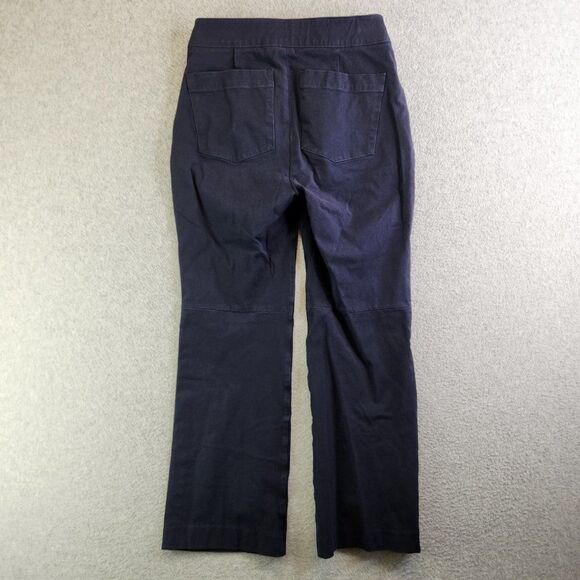 Spanx On the Go Kick Flare Pant Womens Extra Small Blue Cropped Slimming Pull On - Picture 14 of 15